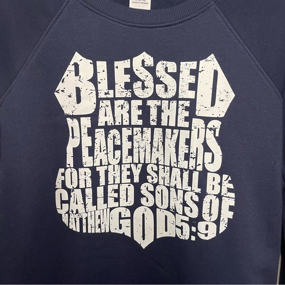 Blessed are the Peacemakers Sweatshirt - Picture 3 of 6
